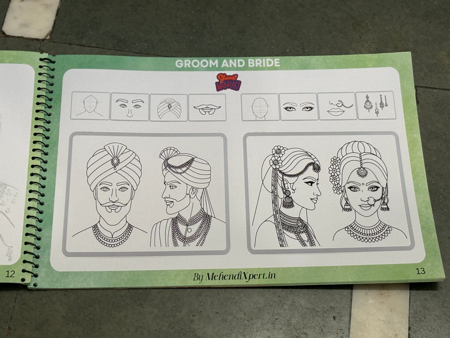 Reusable Mehndi Practice Book – Learn, Perfect, Reuse!