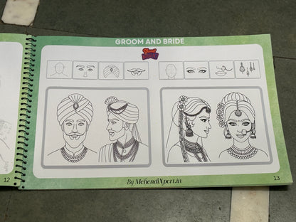 Reusable Mehndi Practice Book – Learn, Perfect, Reuse!