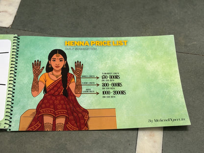 Reusable Mehndi Practice Book – Learn, Perfect, Reuse!