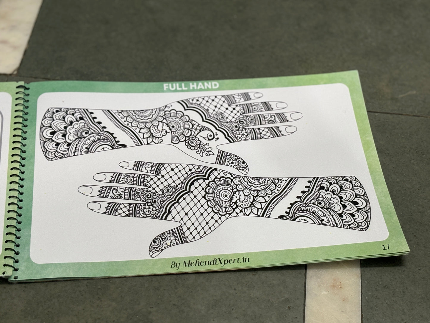 Reusable Mehndi Practice Book – Learn, Perfect, Reuse!
