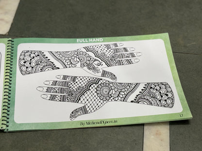 Reusable Mehndi Practice Book – Learn, Perfect, Reuse!